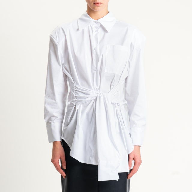 Haveone-Camicia con spalline - bianco