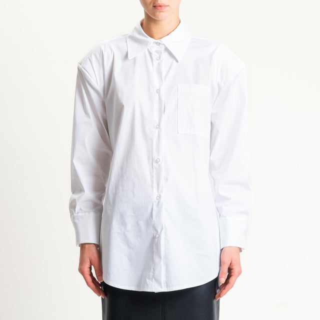 Haveone-Camicia con spalline - bianco
