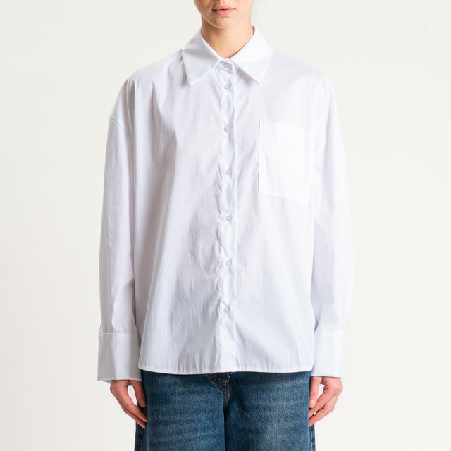 Haveone- Camicia a scatola - bianco