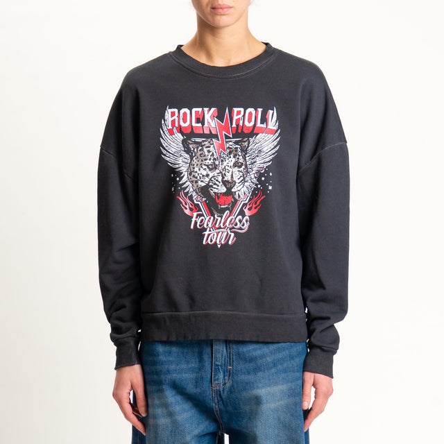 Haveone-Felpa Rock n Roll - grigio