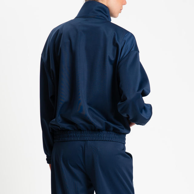 Haveone-Giacca acetata mandarin - blu