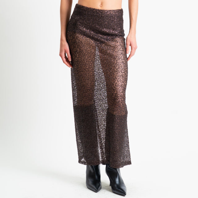 Haveone-Gonna paillettes - moro