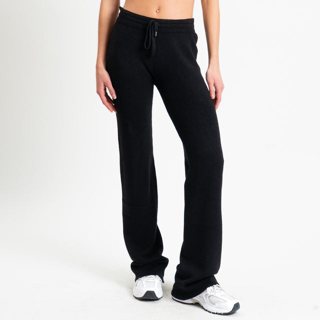 Haveone-Completo maglia e pantalone - nero