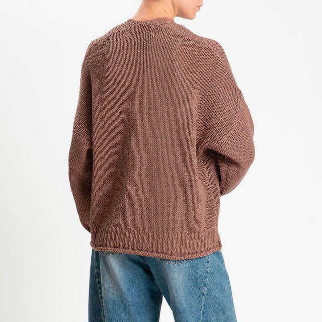 Haveone-Cardigan bottoni con tasche - phard