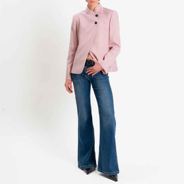 Haveone- Giacca asimmetrica - rosa