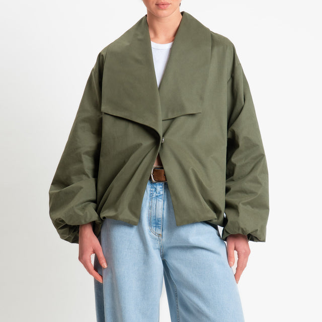 Haveone-Giacca bomber manica palloncino - militare