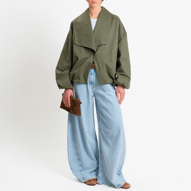 Haveone-Giacca bomber manica palloncino - militare