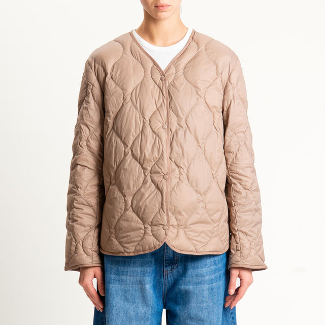 Haveone- Giacca trapuntata 100 grammi - camel