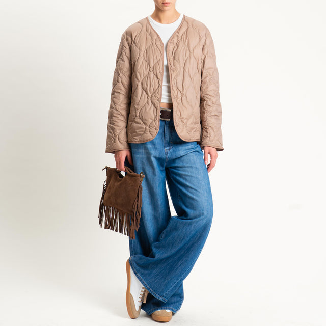 Haveone- Giacca trapuntata 100 grammi - camel