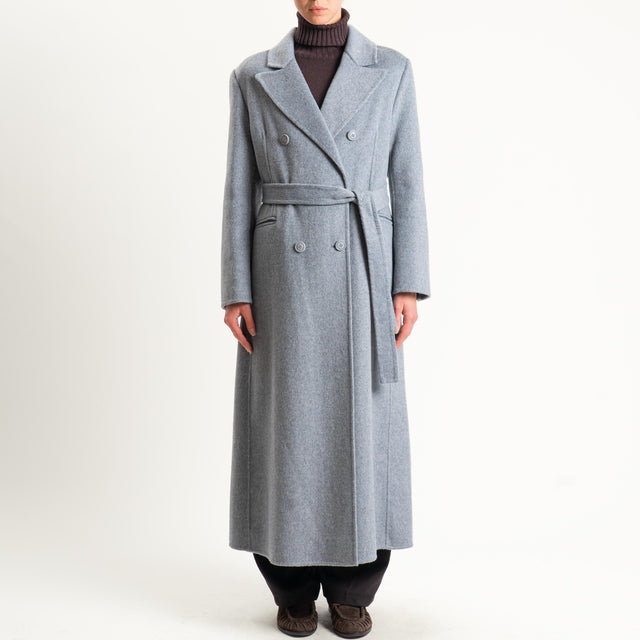 Haveone-Cappotto hand made doppiopetto misto lana - grigio