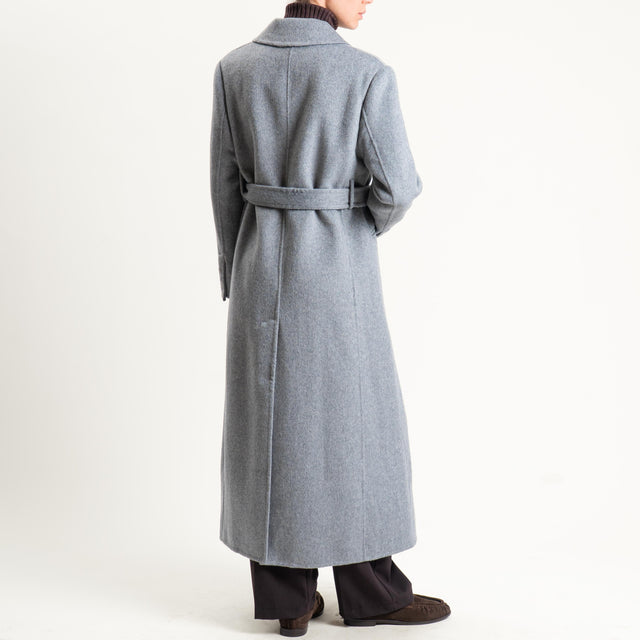 Haveone-Cappotto hand made doppiopetto misto lana - grigio