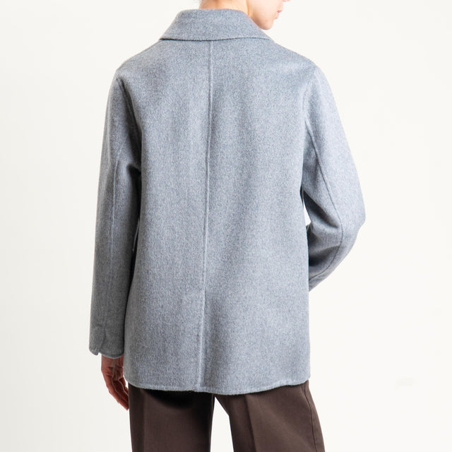 Haveone-Giacca cappotto doppiopetto hand made - grigio