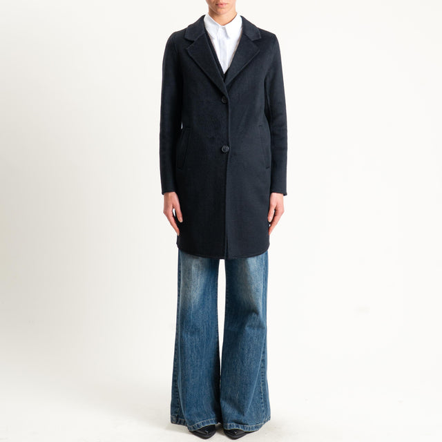 Haveone-Cappotto hand made misto lana - nero