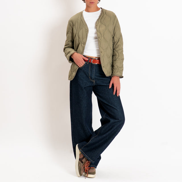 Haveone-Piumino trapuntato 100 grammi - militare
