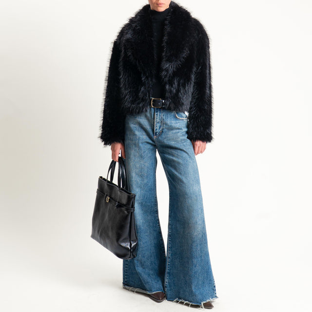 Haveone-Ecopelliccia - nero