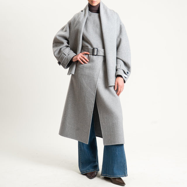 Haveone-Cappotto hand made misto lana - grigio