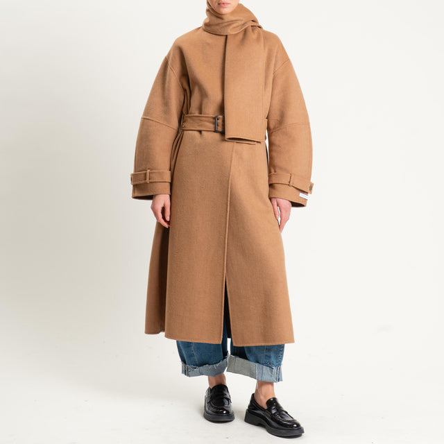 Haveone-Cappotto hand made misto lana - cammello