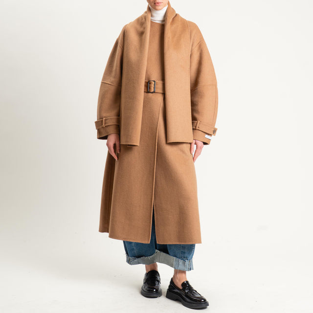 Haveone-Cappotto hand made misto lana - cammello