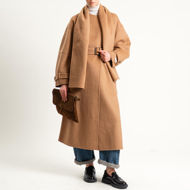 Haveone-Cappotto hand made misto lana - cammello