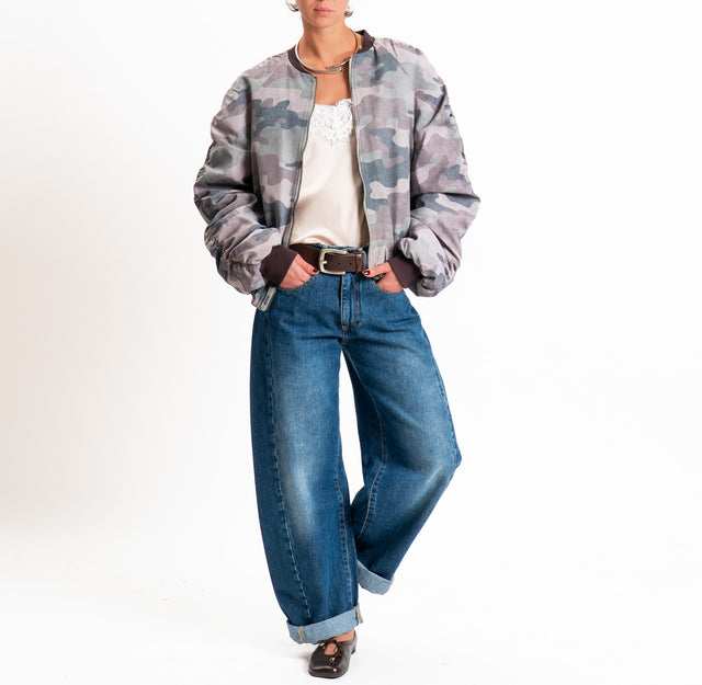 Haveone-Bomber camouflage - militare/moro