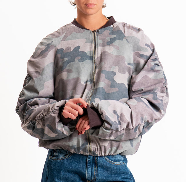 Haveone-Bomber camouflage - militare/moro