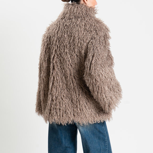 Haveone-Ecopelliccia - tortora