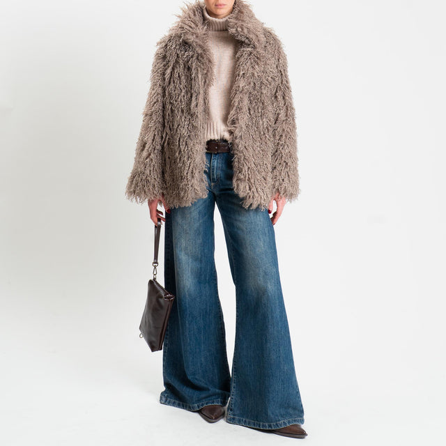 Haveone-Ecopelliccia - tortora