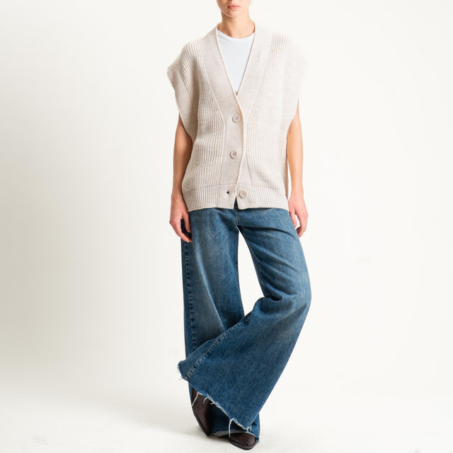 Haveone-Gilet over coste inglesi - avorio
