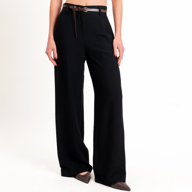 Haveone-Completo gilet + pantalone - nero