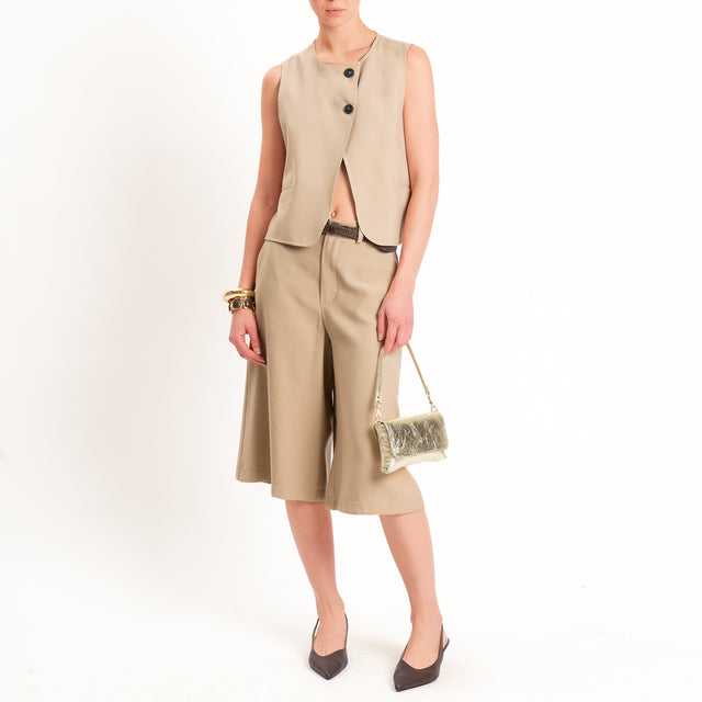 Haveone-Gilet chiusura asimmetrica - safari