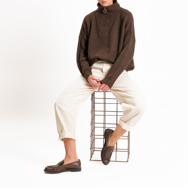 Haveone-Maglia jumper misto lana - moro