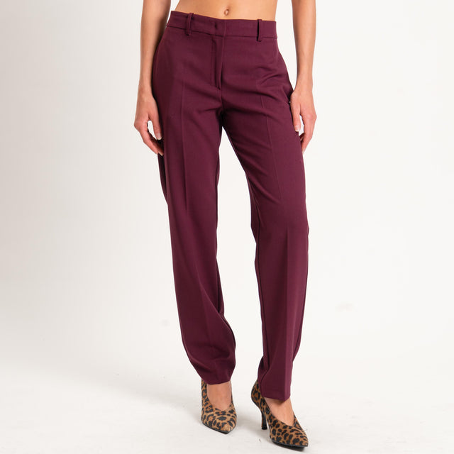 Haveone-Pantalone slim fit - amarone