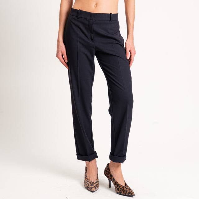 Haveone-Pantalone slim fit - nero