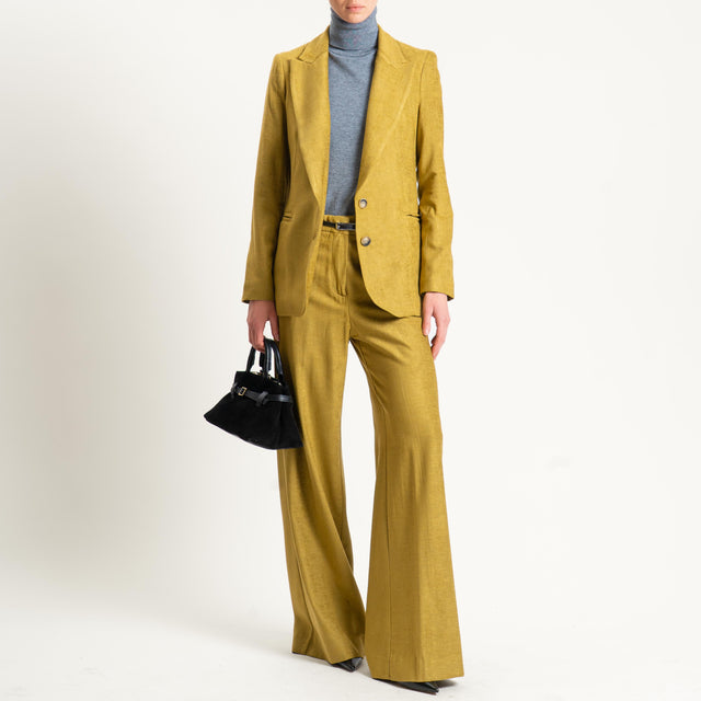Haveone-Pantalone palazzo ciniglia - olio