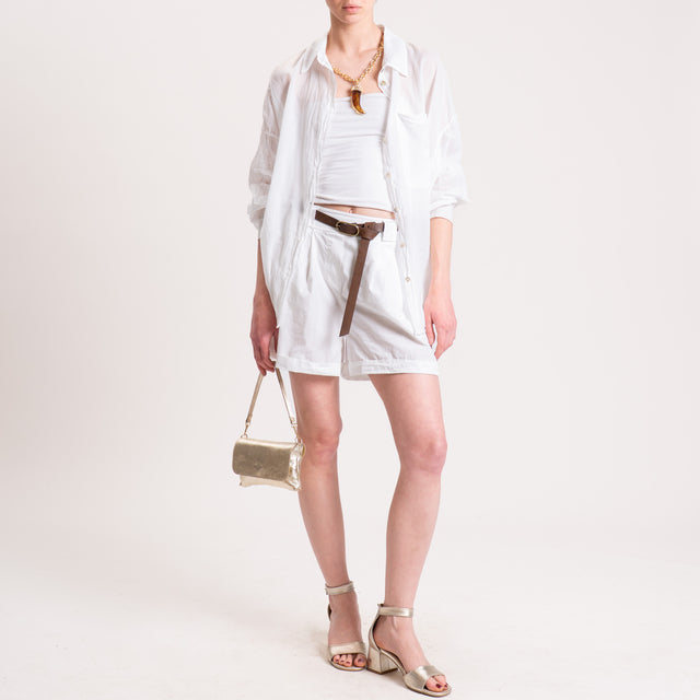 Haveone-Shorts popeline cotone cotone light - latte