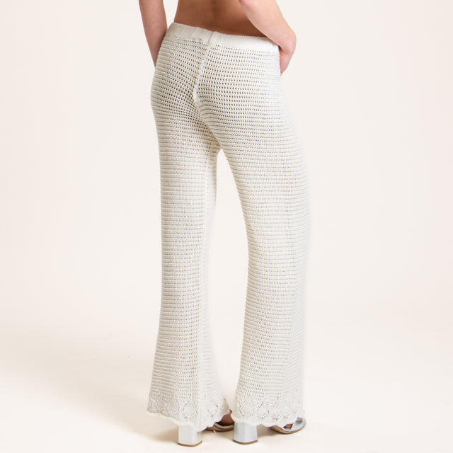 Haveone-Pantalone crochet - Bianco