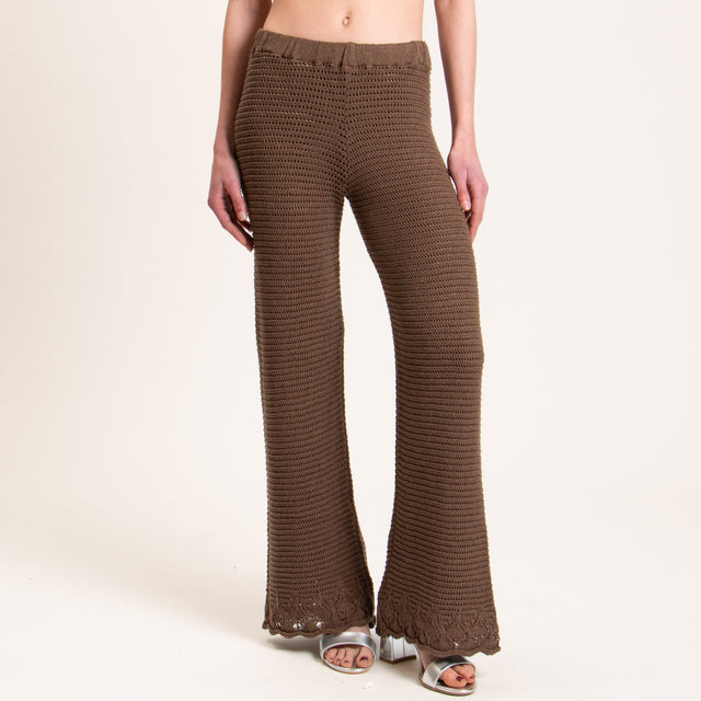 Haveone-Pantalone crochet - moka