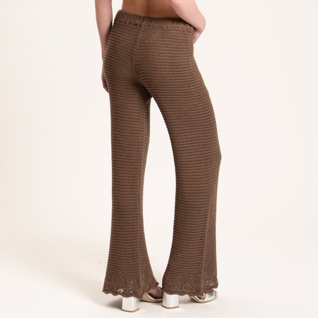 Haveone-Pantalone crochet - moka