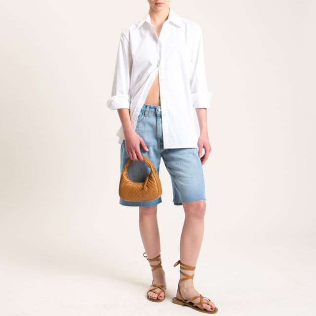 Haveone-Bermuda jeans taglio vivo - denim