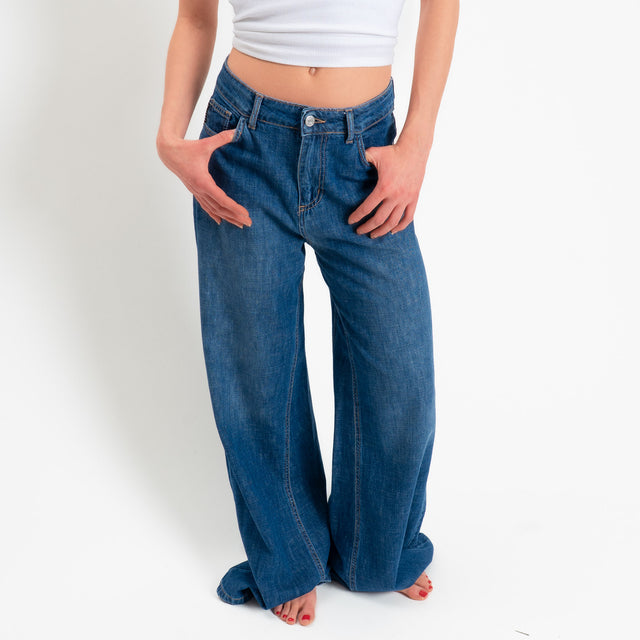 Haveone-Jeans KETTY wide leg - denim