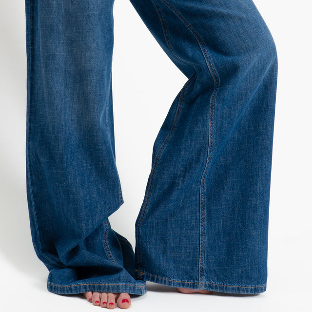 Haveone-Jeans KETTY wide leg - denim