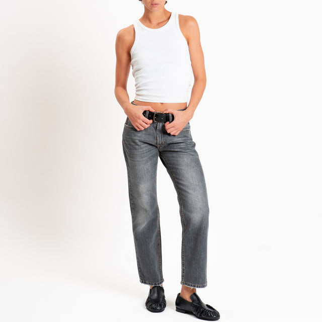 Haveone-Jeans LILY straight fit - denim nero