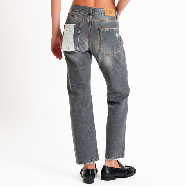 Haveone-Jeans LILY straight fit - denim nero