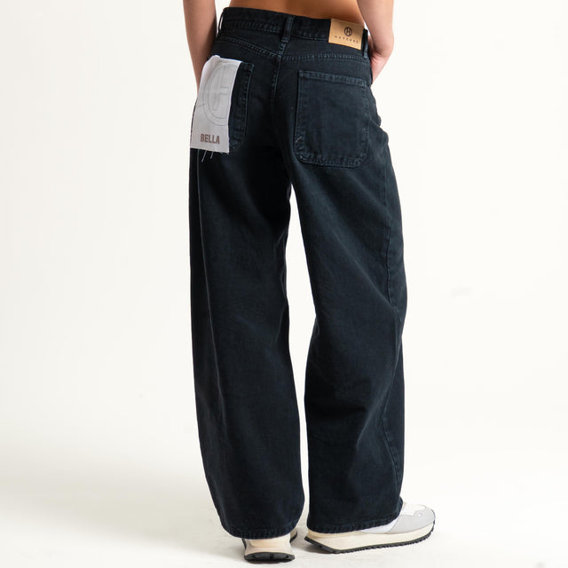 Haveone-Jeans BELLA wide leg - nero