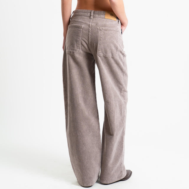 Pantalones de pana Haveone-500-line - barro