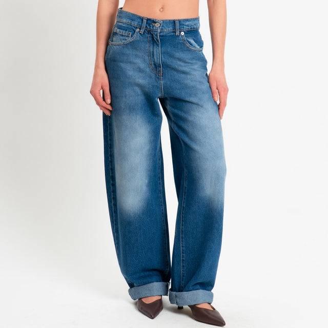 Haveone-Jeans STELLA barrel fit - denim blu