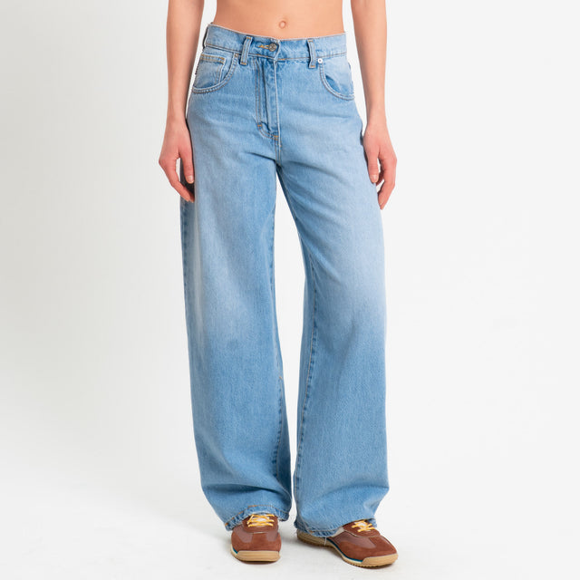 Haveone-Jeans BELLA wide leg - denim chiaro