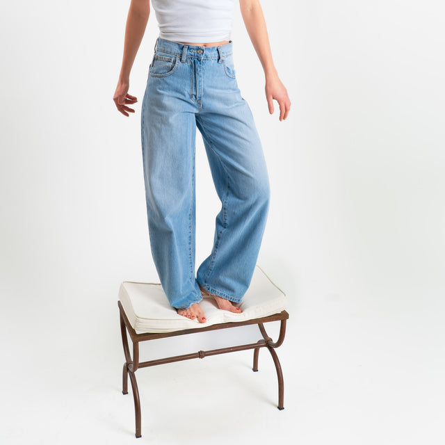 Haveone-Jeans BELLA wide leg - denim chiaro