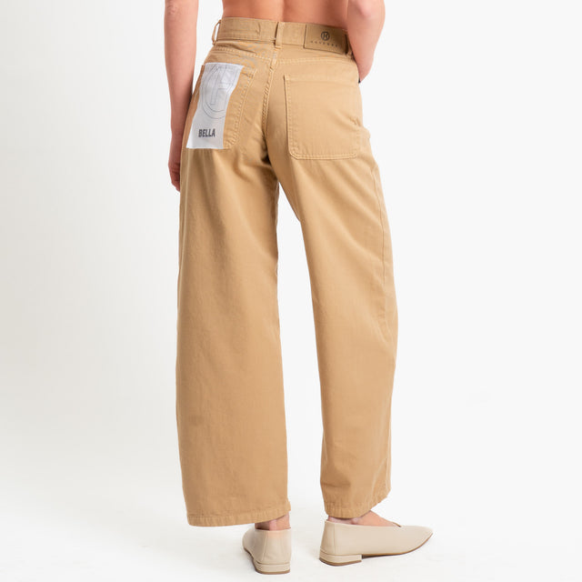 Haveone-Jeans BELLA wide leg fit - beige
