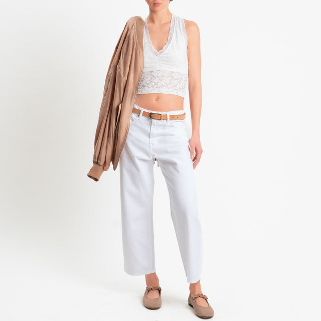 Haveone-Jeans OSAKA cinque tasche - Bianco